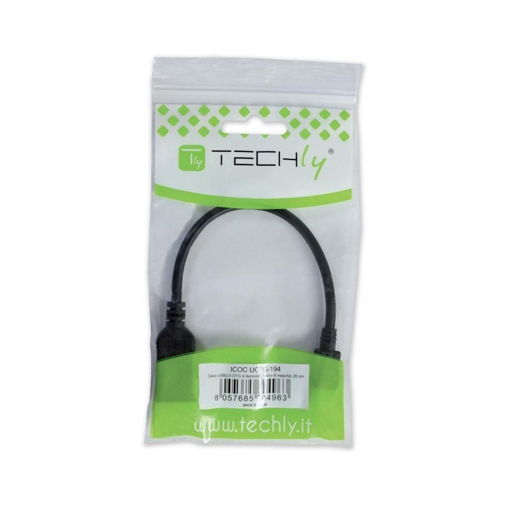 Techly 0.3m Hdmi - 2x Hdmi M/F Cable Hdmi 0,3 M Hdmi Tipo A (Estándar) 2 X Hdmi Type A (Standard) Negro