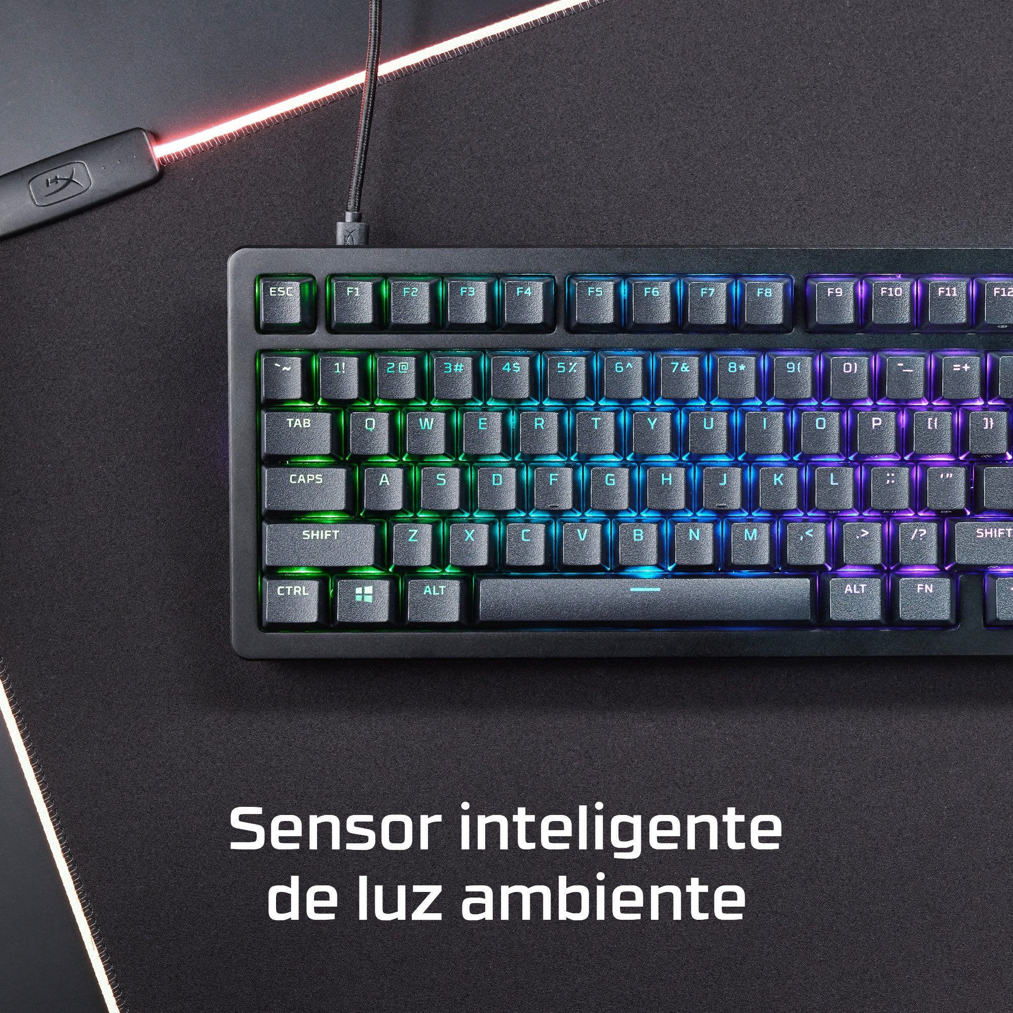 EAN 0197192334119 - HyperX Alloy Rise Gaming Keyboard 75 teclado Juego USB Negro imagen 8