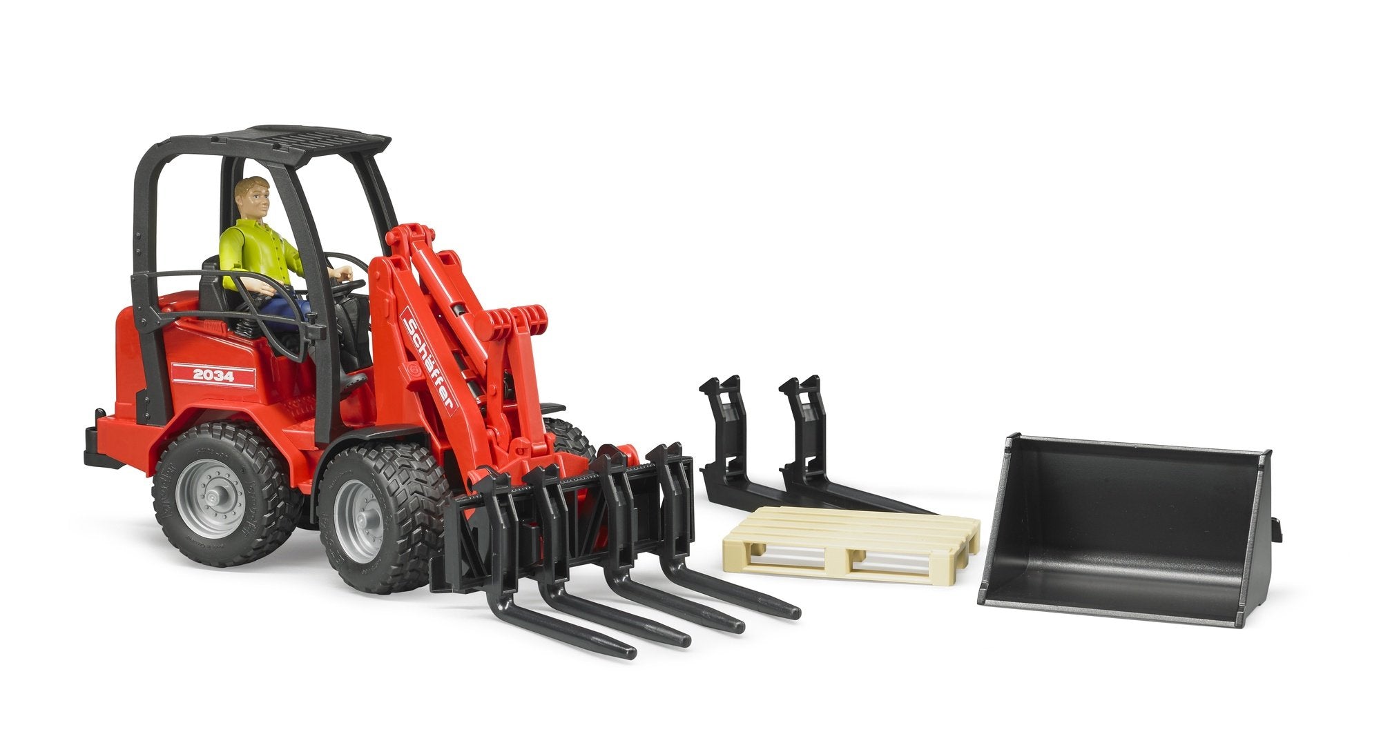 Bruder Excavadora Cargador Compacto Schaeffer 2034 1:16 02191