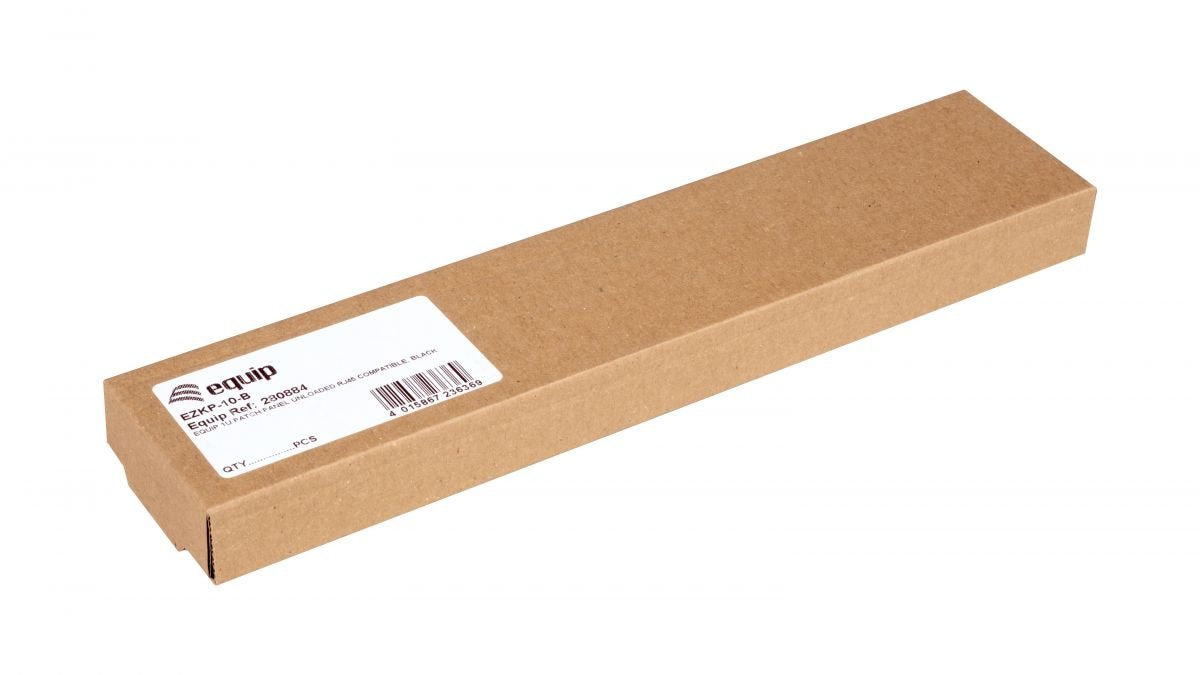 Equip Patchpanel 10" Con Keymone Montage 1u, Negro