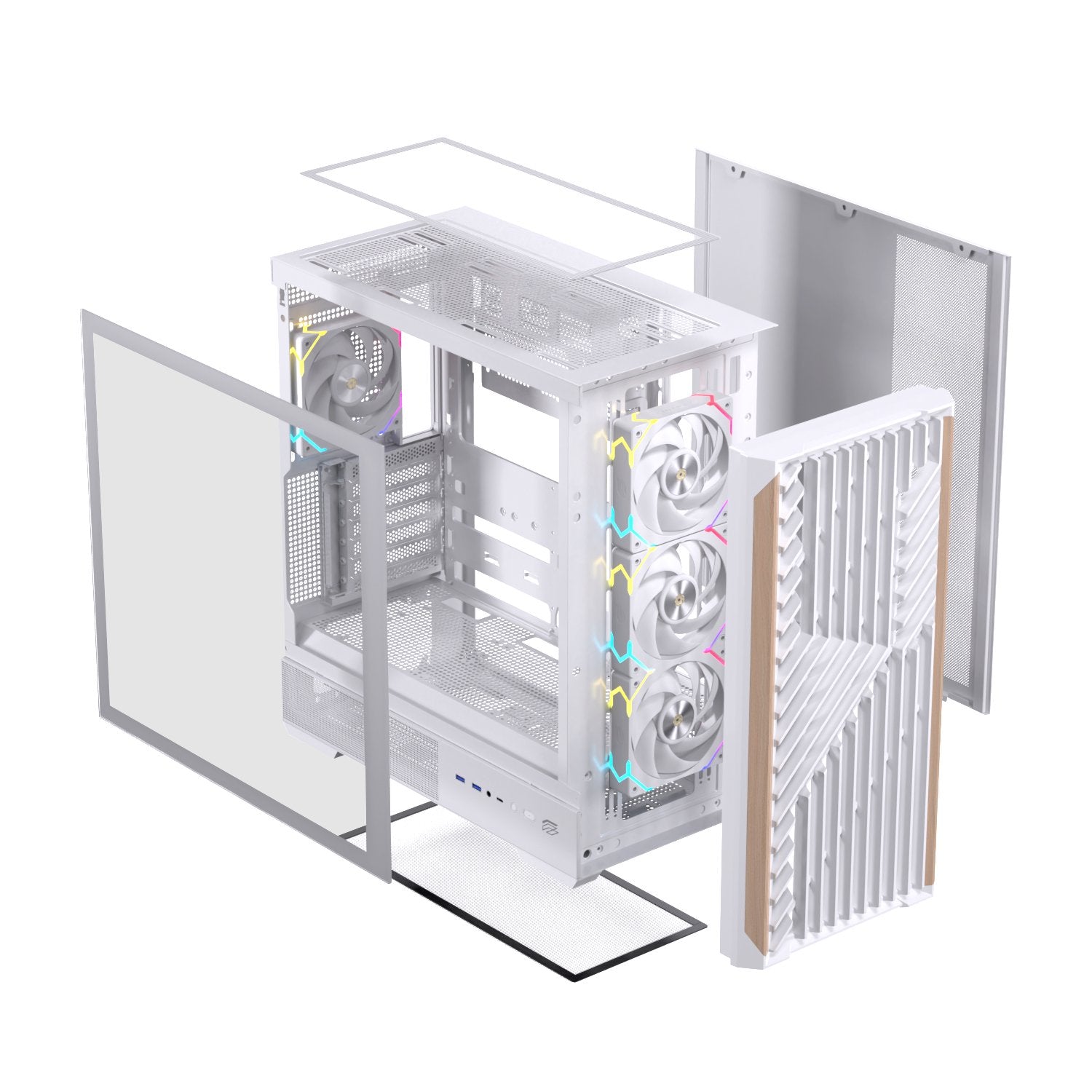 EAN 6977277360226 - Einarex EXCS-PL-800R-W carcasa de ordenador Midi Tower Blanco imagen 9