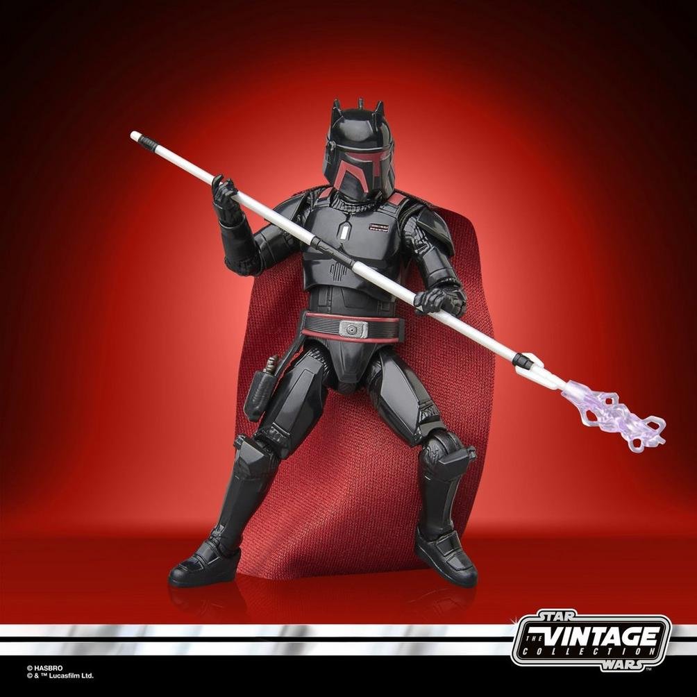 Figura Moff Gideon Dark Trooper Armor The Mandalorian Star Wars 9,5cm