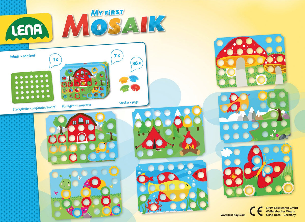 EAN 4006942847709 - Lena My First Mosaic Nature imagen 3