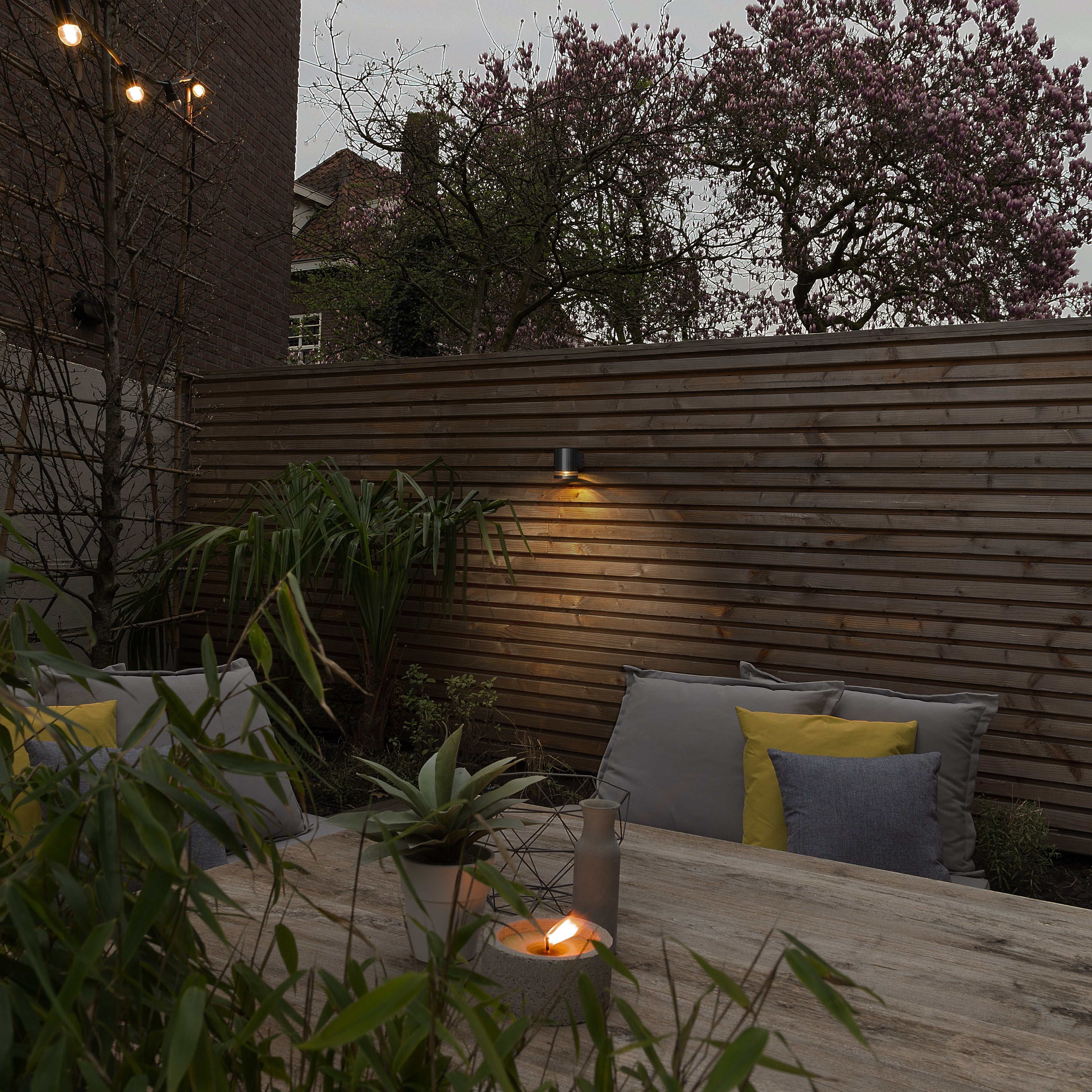 Ranex Luz Solar De Pared Led Plata