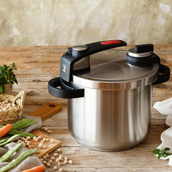 Olla A Presión Tekna A185602 Ø22cm 6l Acero Inoxidable Apta Para Inducción