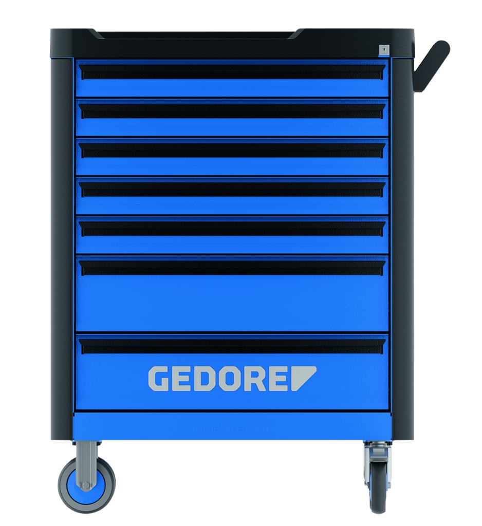 Carro De Herramientas Gedore Workster Highline Azul/Negro, Incluye 147 Herramientas 3082105