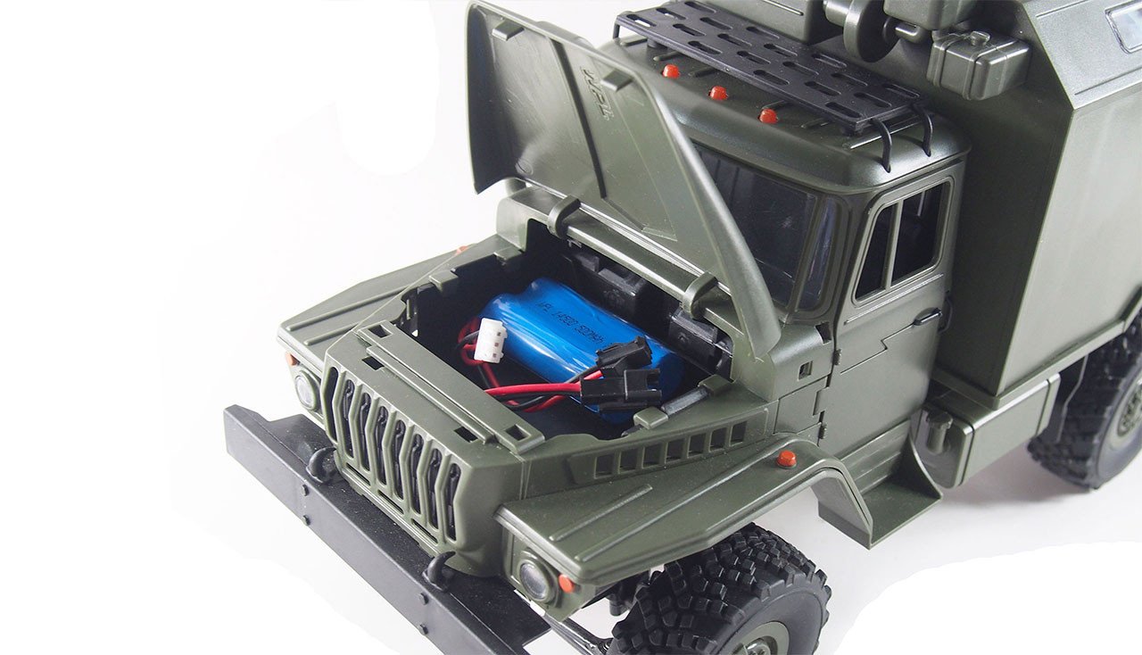 Amewi Rc Auto Ural Truck B36 Verde Liion Akku 500mah/14+