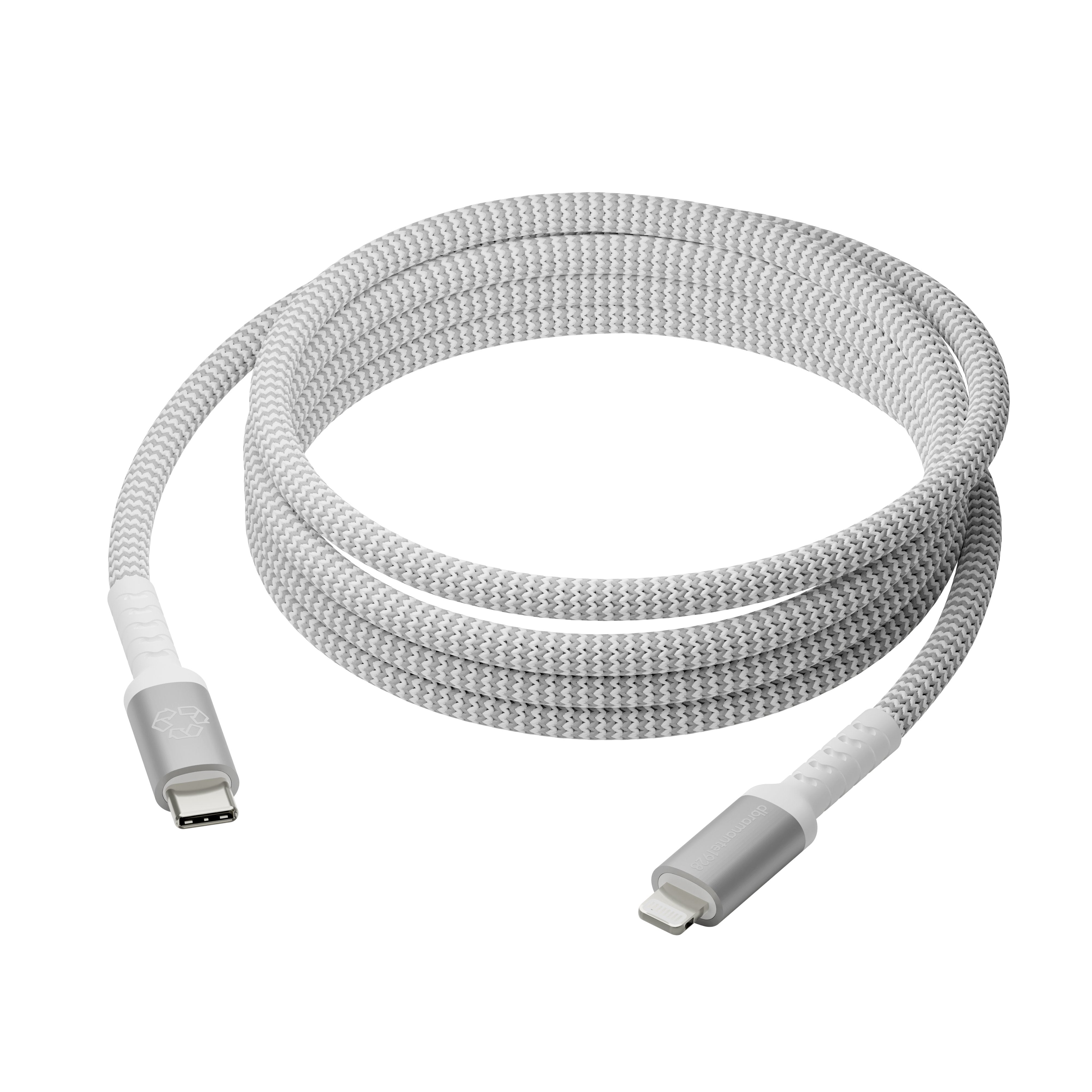EAN 5711428071217 - dbramante1928 CB25CLGR7121 cable de conector Lightning 2,5 m Blanco imagen 1