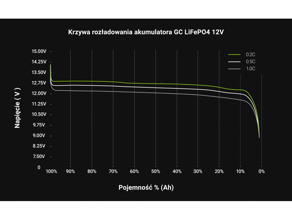 Green Cell Akumulator Lifepo4 200ah 12.8v 2560wh Litowo-¯Elazowo-Fosforanowy Do Kampera, Paneli Solarnych, Foodtrucka, Off-Grid (Cav04s) Batería Recargable Indu