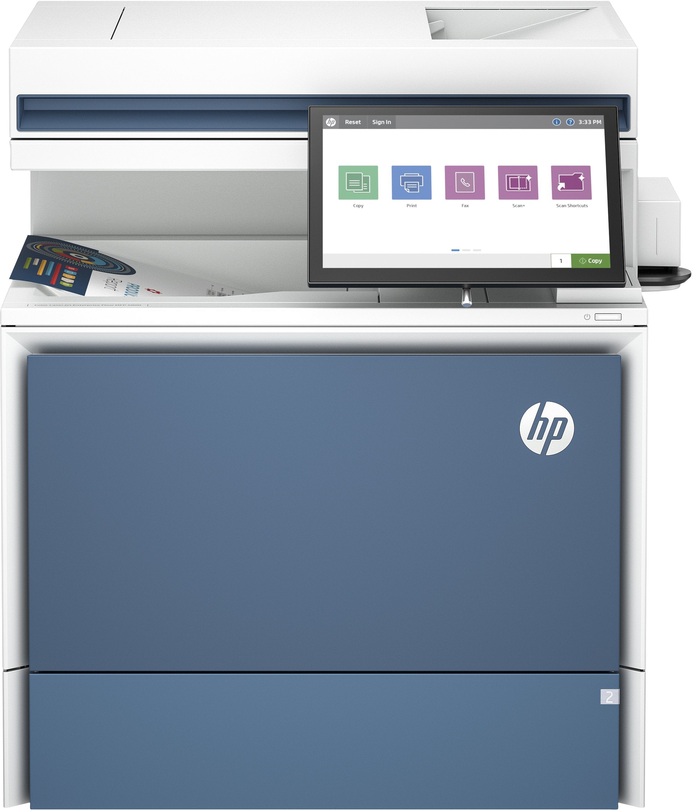EAN 196337404779 - HP Color LaserJet Enterprise Flow MFP 5800zf Printer Laser A4 1200 x 1200 DPI 43 ppm imagen 2