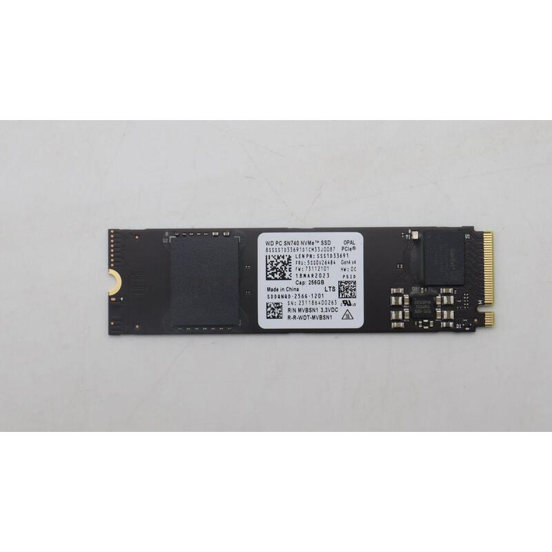 256gb M.2 Nvme Ssd With Pcie 4x4 Interface