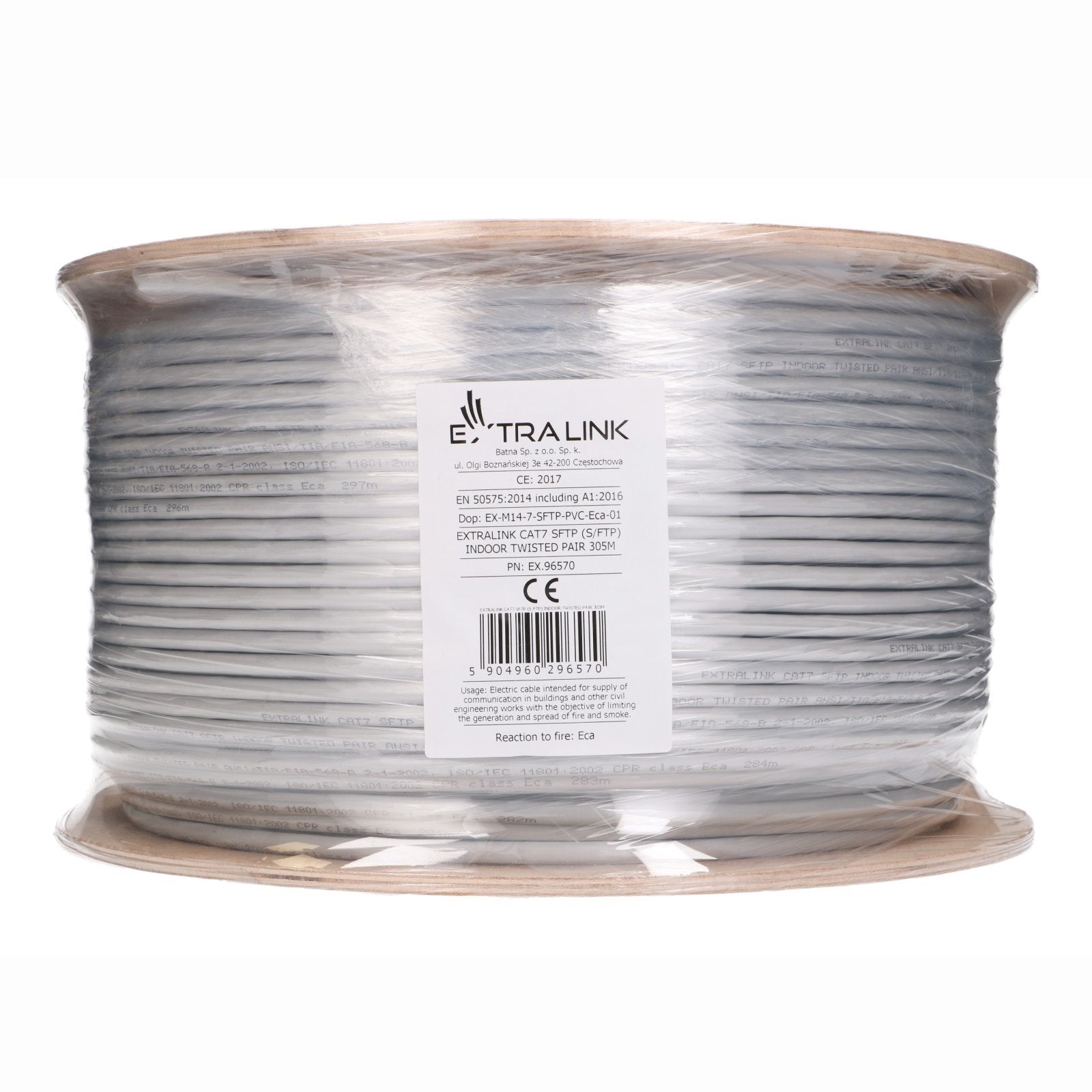 Extralink Cat7 Sftp (S Ftp) Innenbereich Netzwerkcable Twisted Pair 305m
