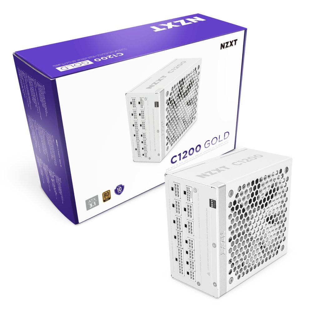 EAN 5056547206271 - NZXT C1200 Gold ATX 3.1 unidad de fuente de alimentación 1200 W 24-pin ATX Blanco imagen 17