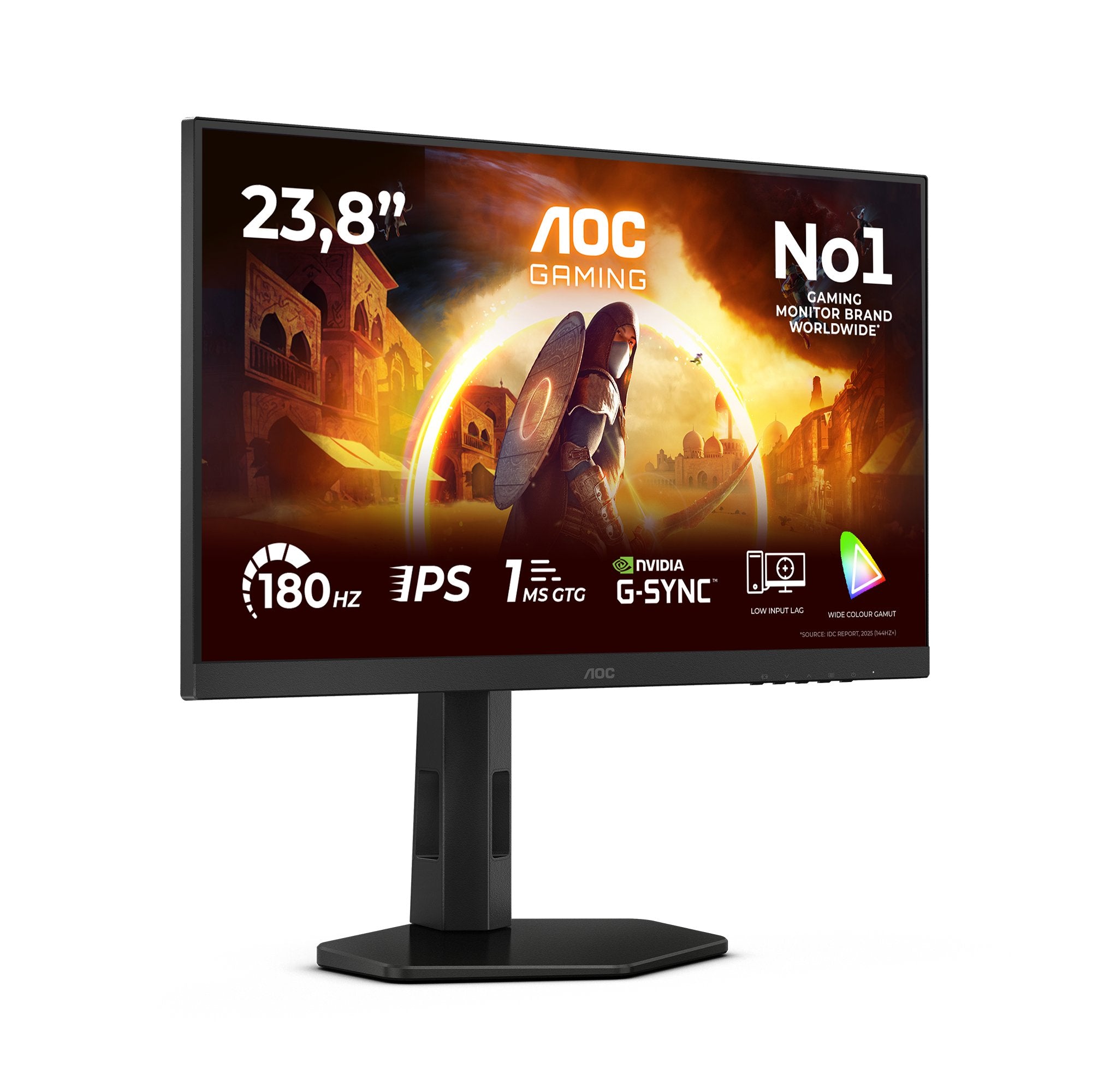 EAN 4038986181402 - AOC 24G4X pantalla para PC 60,5 cm (23.8") 1920 x 1080 Pixeles Full HD LCD Negro, Gris imagen 2