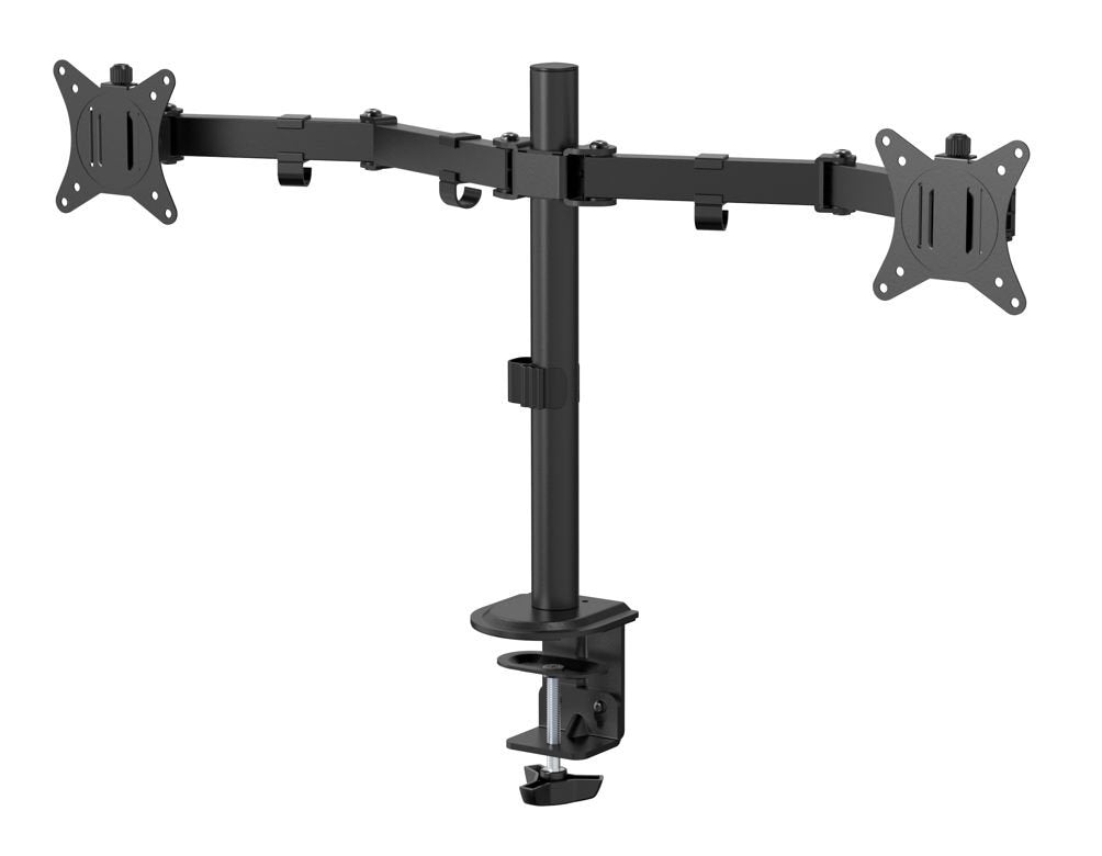 Dual Office Monitor Desk Mount Quick Release Vesa