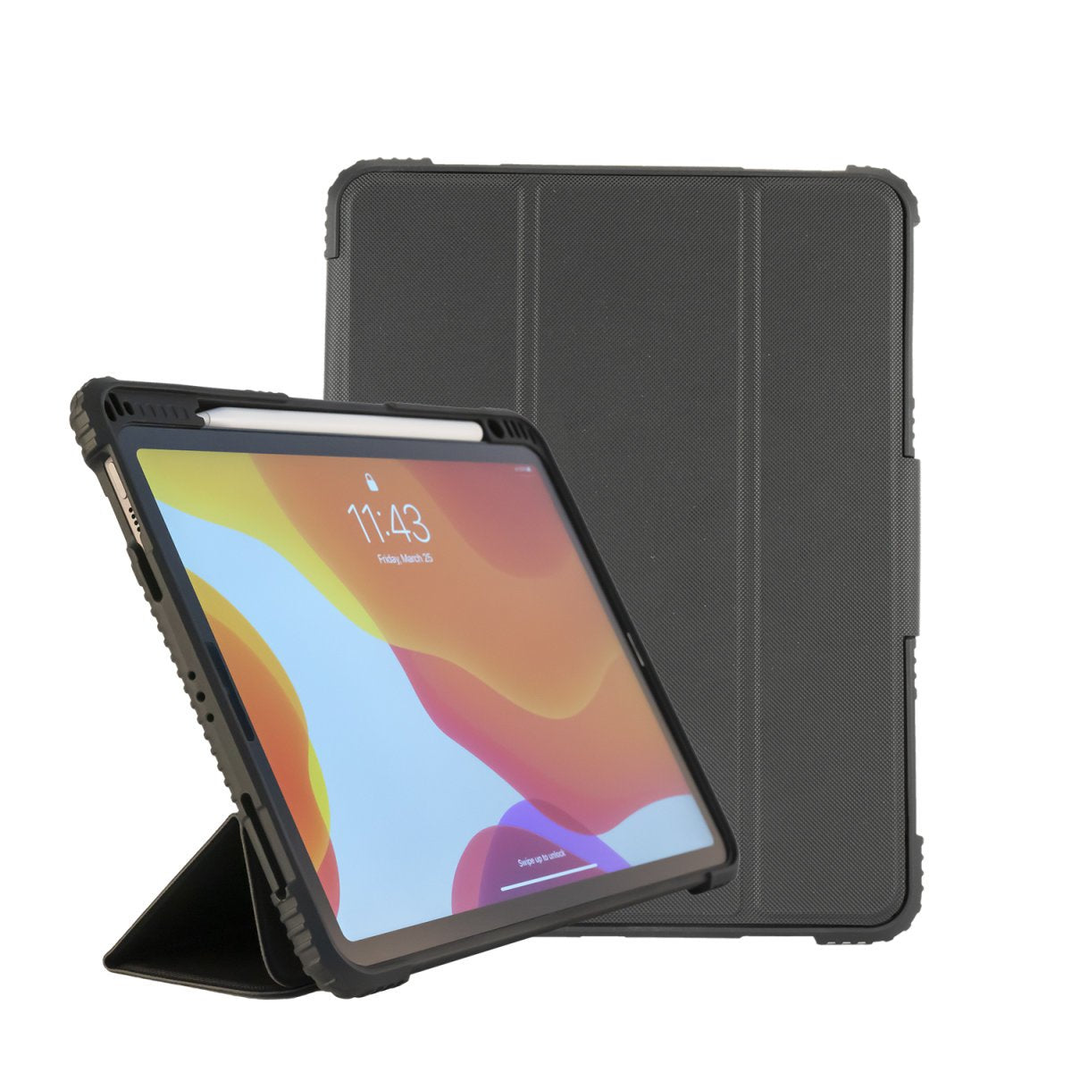 Funda 4smarts 458787 Para Tablet 25,9 Cm (10.2") Libro Negro, Transparente