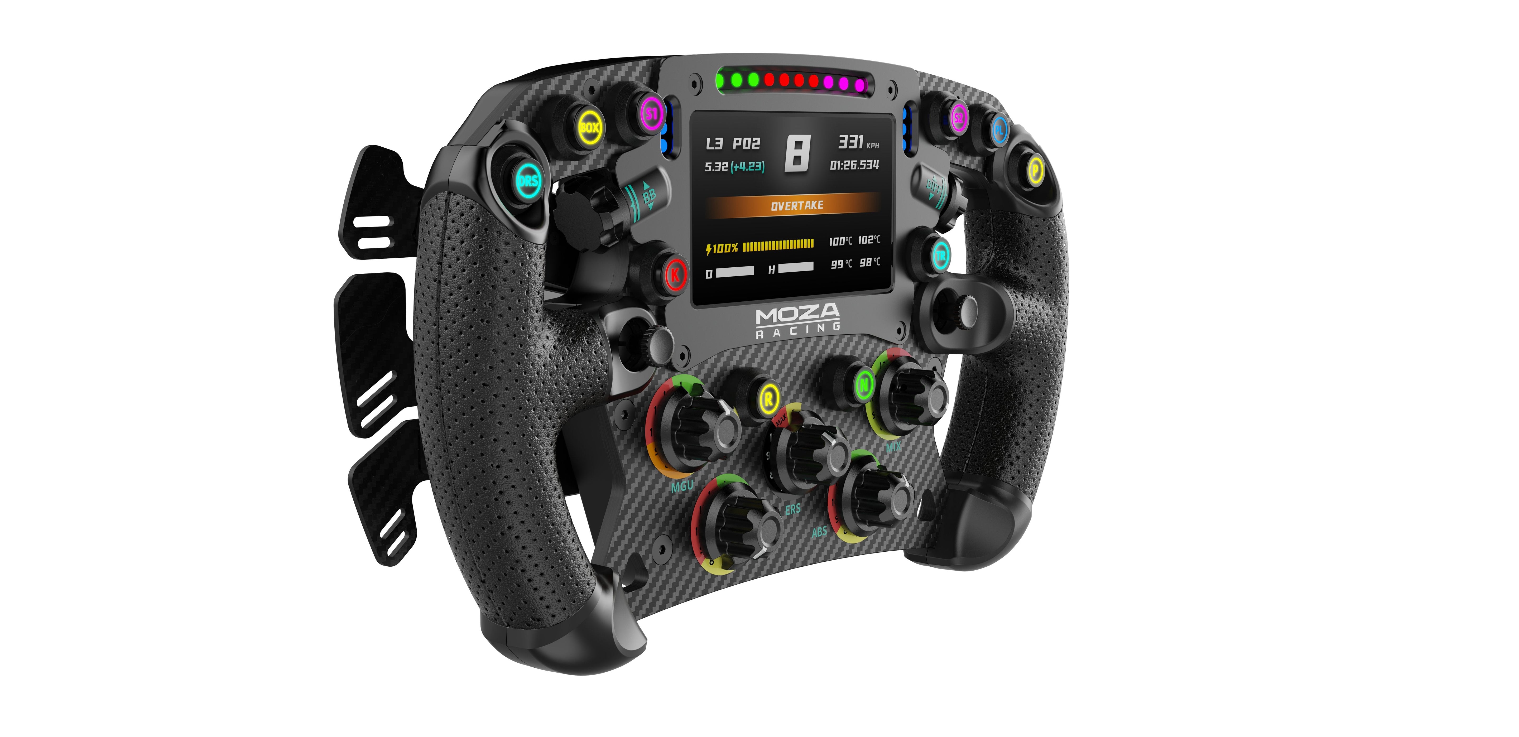 Moza Racing Controlador Rs068 / Fsr2 Formula Wheel Negro