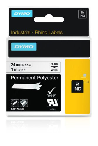 EAN 0071701121851 - DYMO 1734523 cinta para impresora de etiquetas Negro sobre blanco imagen 1