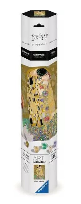 Ravensburger Creart Art Collection Canvas Edition - The Kiss (Klimt), Pintura 23916