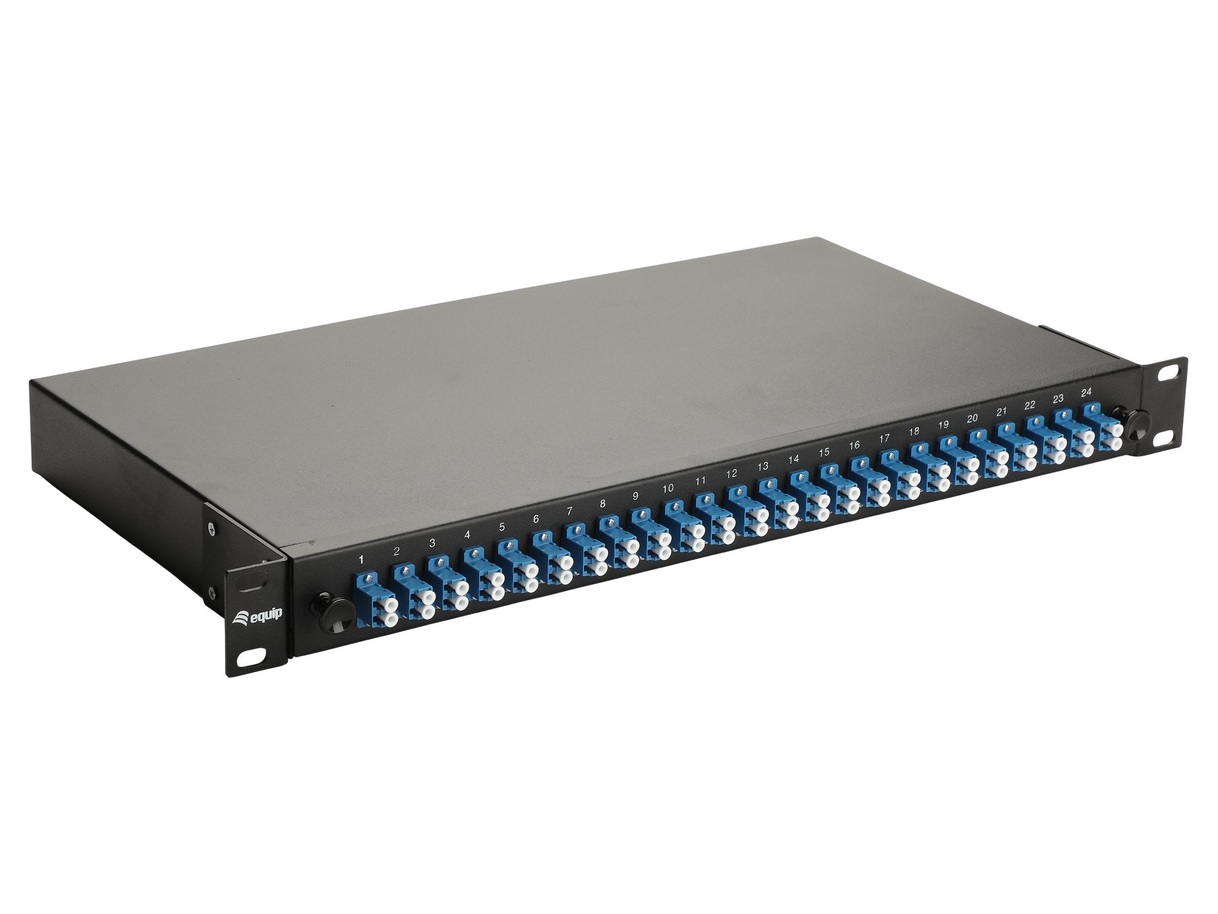 Equip Lwl-Spleisskamen 24-Port Lc-Duplex Os2 1u Komplett Sw