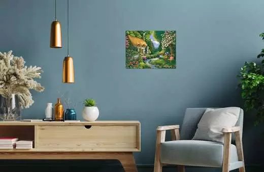 Ravensburger Creart - Casa De Campo En El Río, Pintura 20154