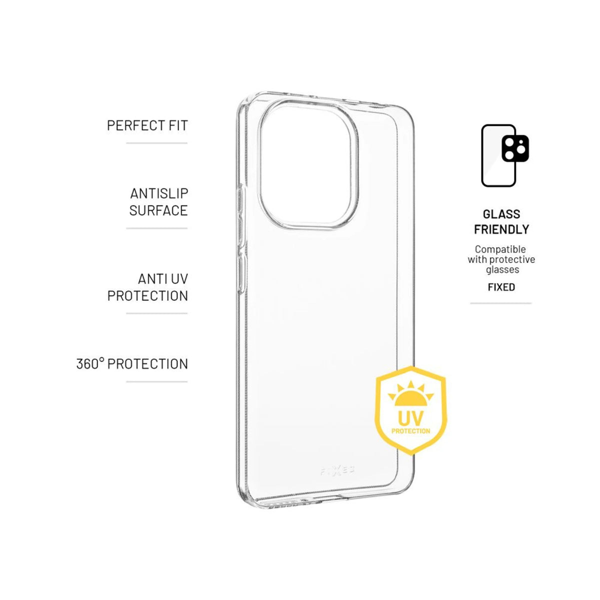 EAN 8591680164974 - FIXED FIXTCCA-1282 funda para teléfono móvil 16,9 cm (6.67") Transparente imagen 2