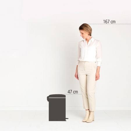 Brabantia Pedal Bin Newicon 20 L Soft Beige