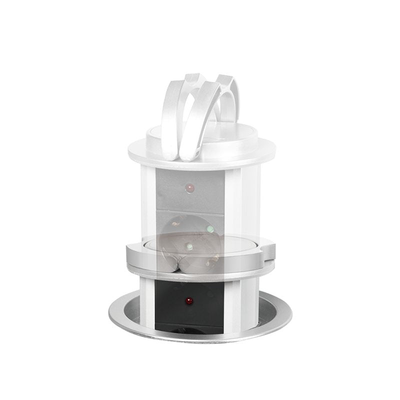 Regleta De Mesa Retractil 3 Tomas 1.8m Logilink Pl Schukox3/Ã 10cm Lps235a