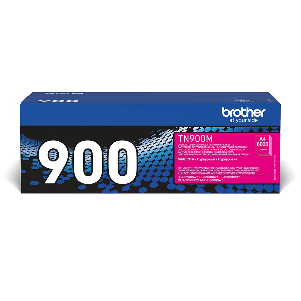 EAN 4977766735117 - Brother TN-900M cartucho de tóner 1 pieza(s) Original Magenta imagen 1