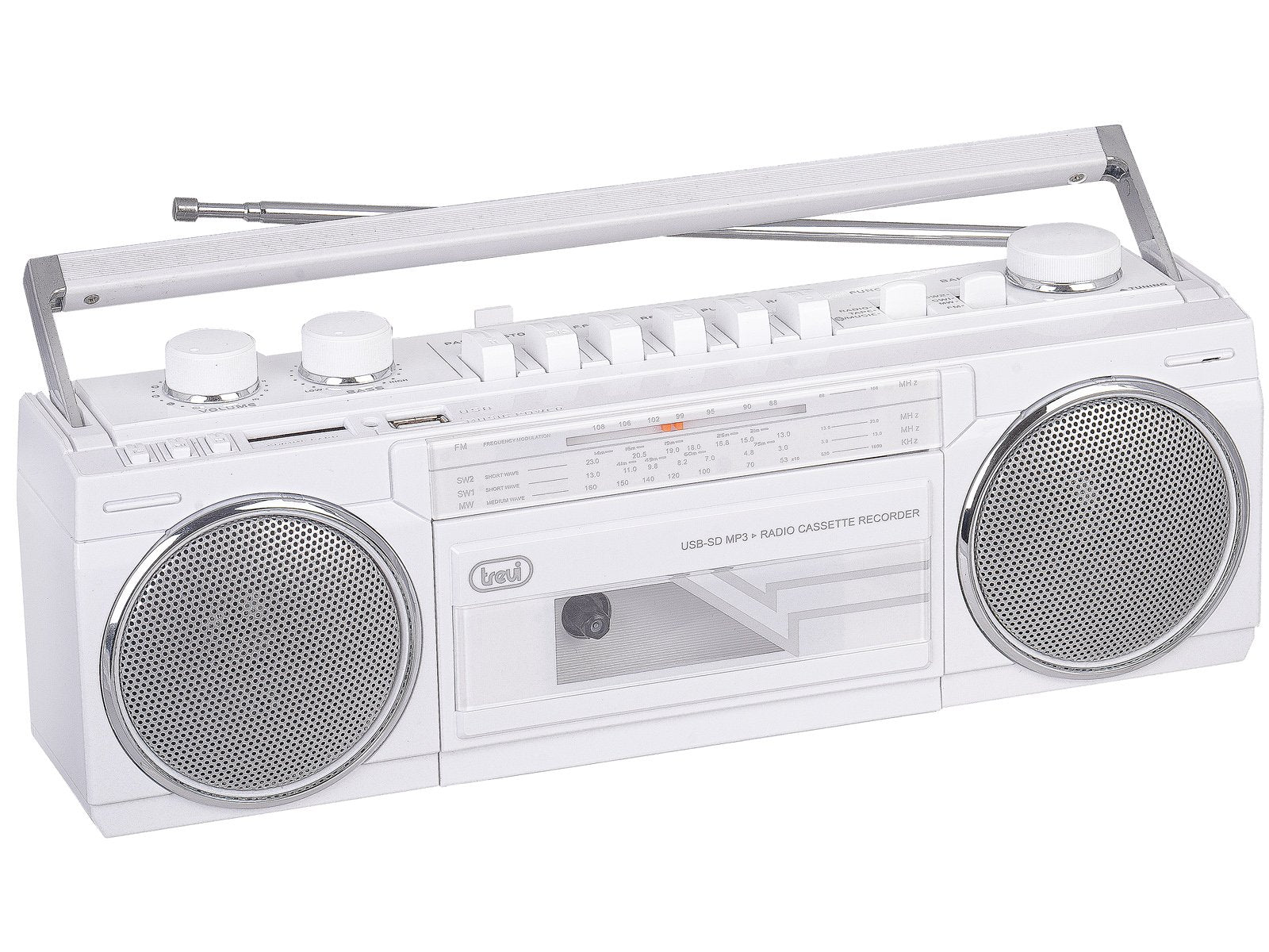 EAN 8011000041537 - Trevi RR 501 BT Portátil Blanco imagen 3