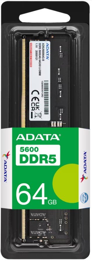Adata Ram Ad5u560064g-S 64gb 5600mhz Dimm Ddr5
