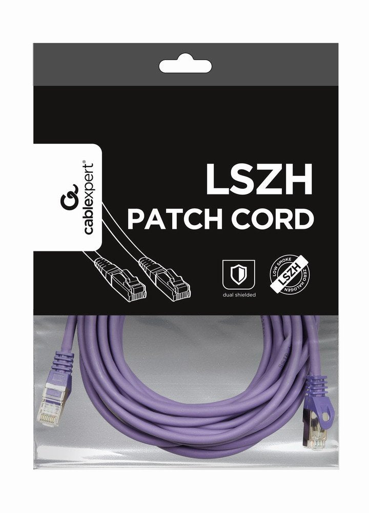 EAN 8716309098496 - Gembird PP6A-LSZHCU-V-5M cable de red Púrpura Cat6a S/FTP (S-STP) imagen 3