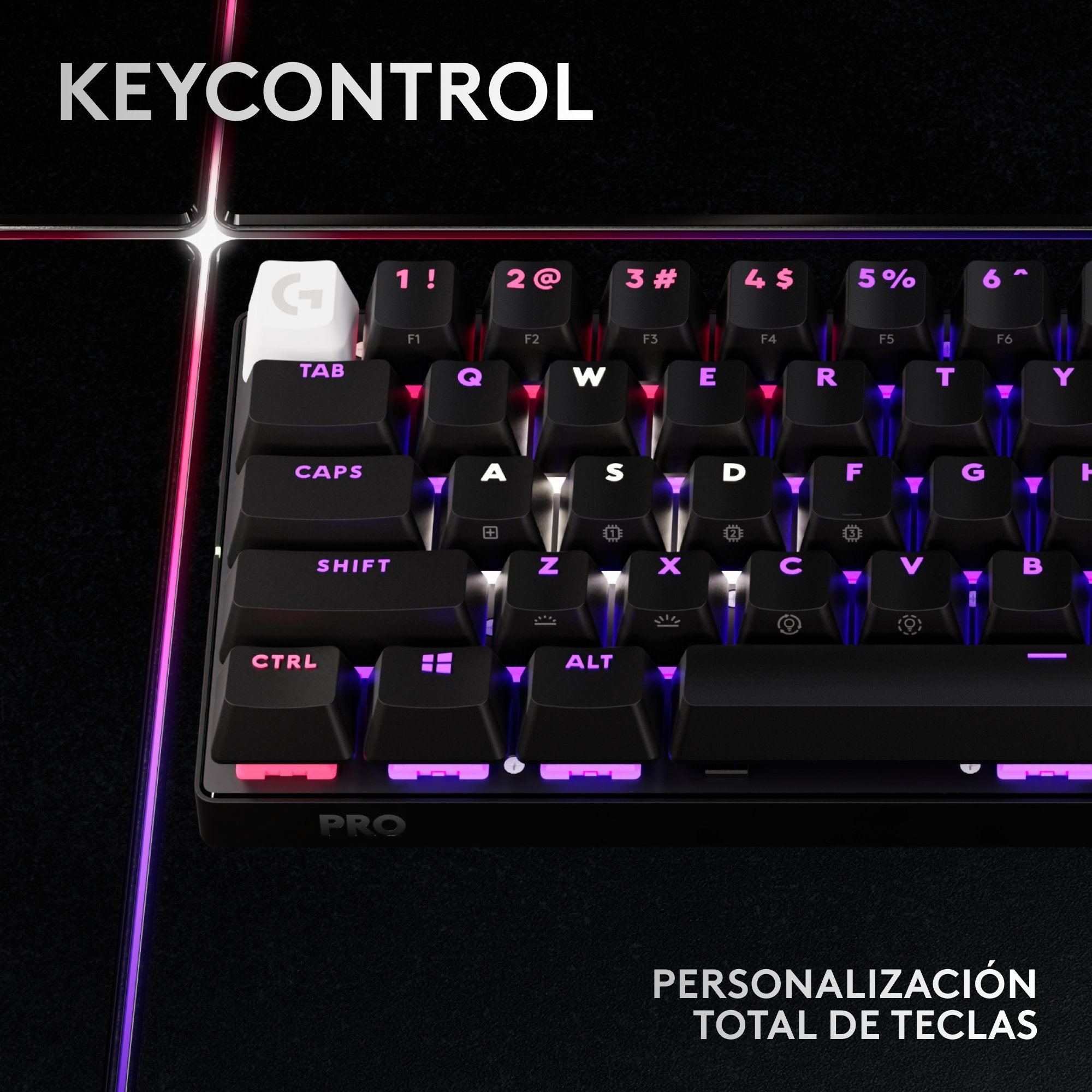 EAN 5099206112858 - Logitech G PRO X 60 teclado Juego RF Wireless + Bluetooth QWERTY Internacional de EE.UU. Negro imagen 11