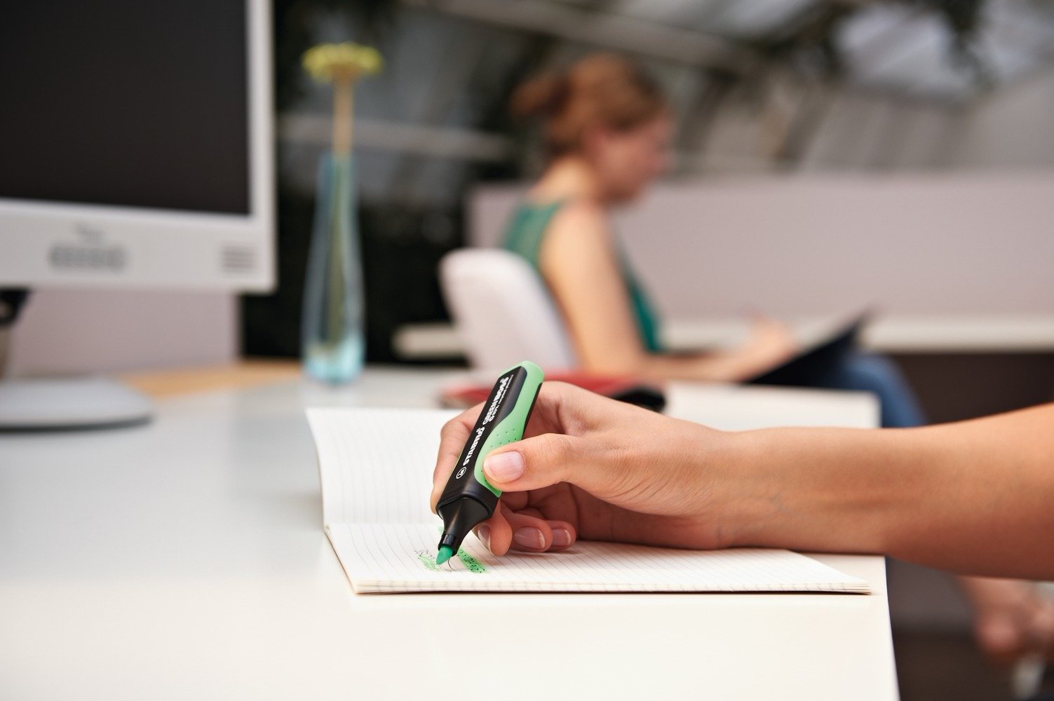 Stabilo Green Boss Marcador 4 Pieza(S) Punta De Cincel Verde, Naranja, Rosa, Amarillo