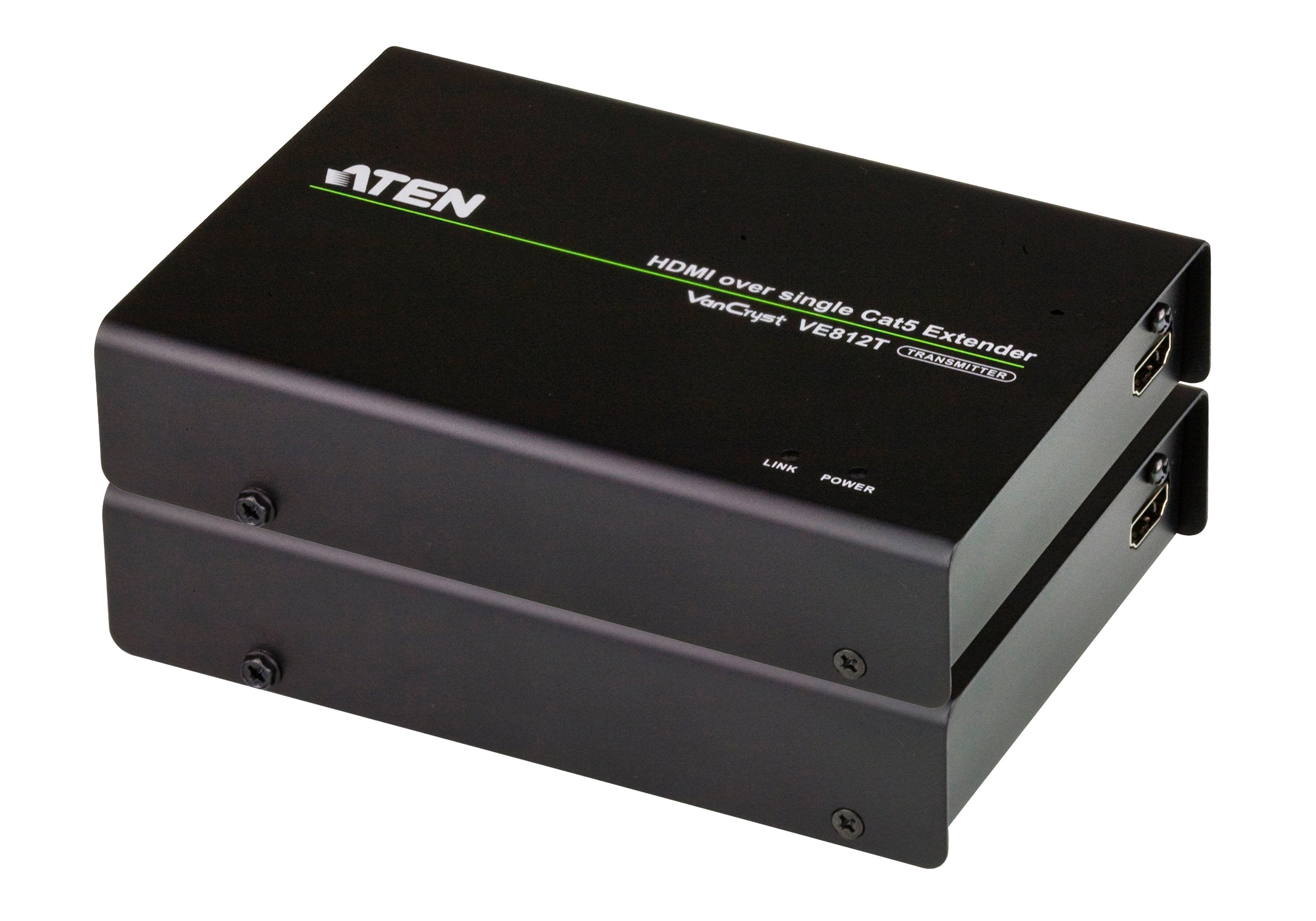 Aten Hdmi Hdbaset Extender Hdmi Extender Over 1 Cat5e/6 Cabl Aten Ve812, Av Transmitter & Receiver, 4000 X 2000 Pixeles, Cat5e, 100 M, 1080p, Negro