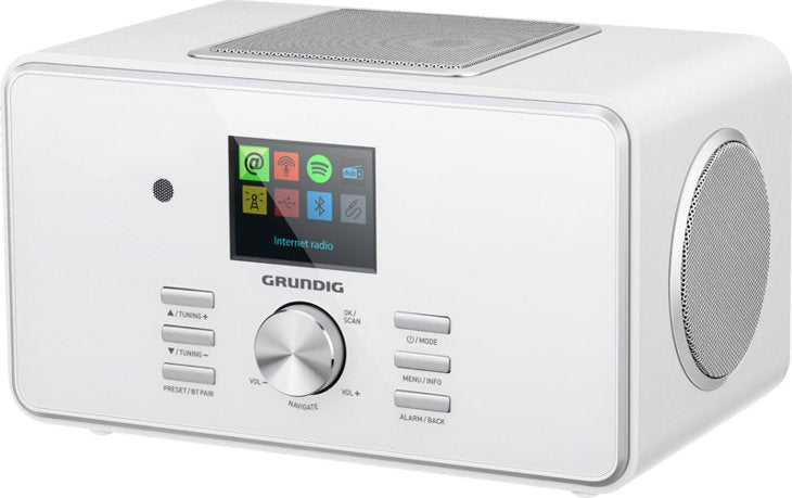 Grundig Dtr 6000 X, Radio Por Internet Gir1080 Blanco, Wlan, Bluetooth, Rds