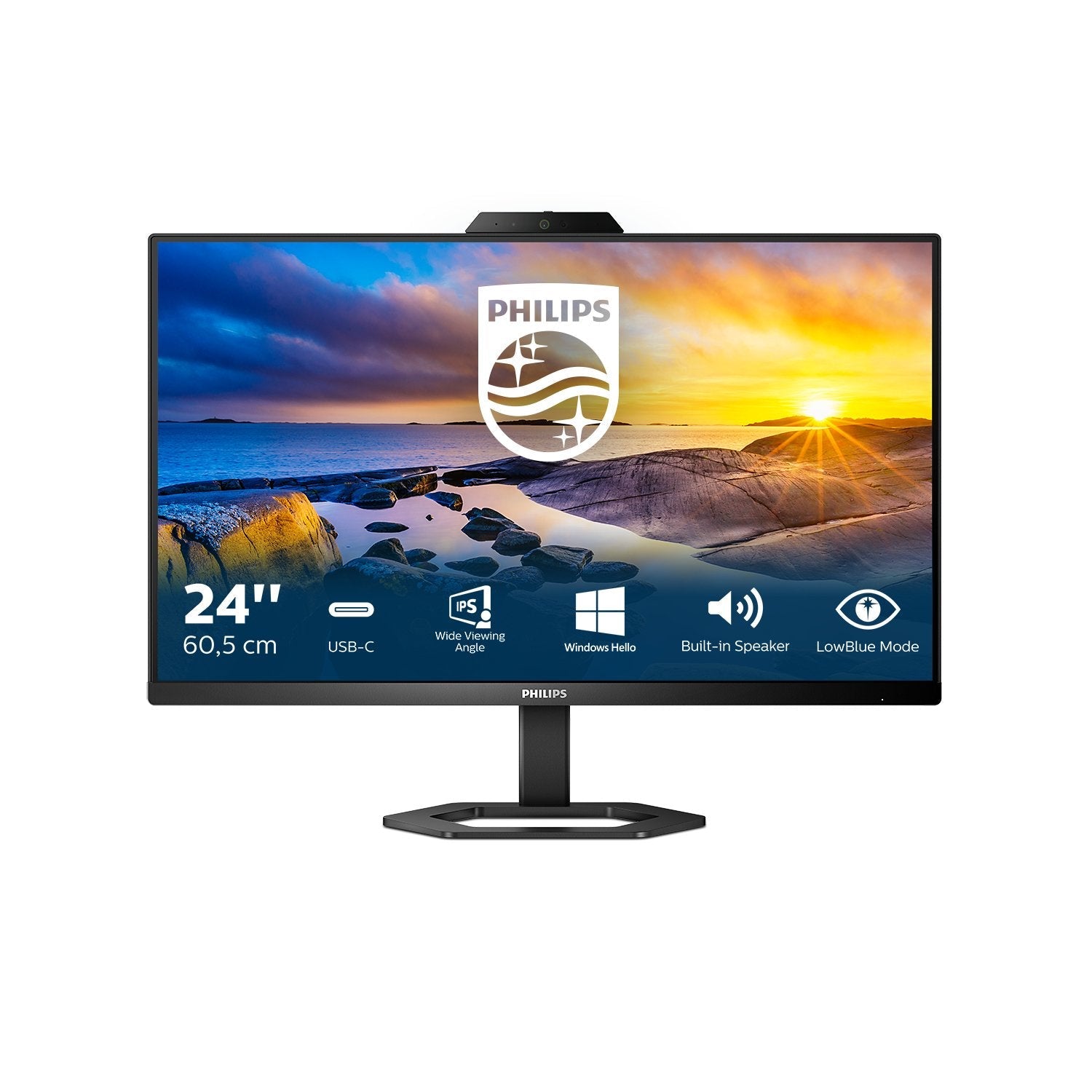 EAN 8712581783341 - Philips 5000 series 24E1N5300HE/00 pantalla para PC 60,5 cm (23.8") 1920 x 1080 Pixeles Full HD LCD Negro imagen 2