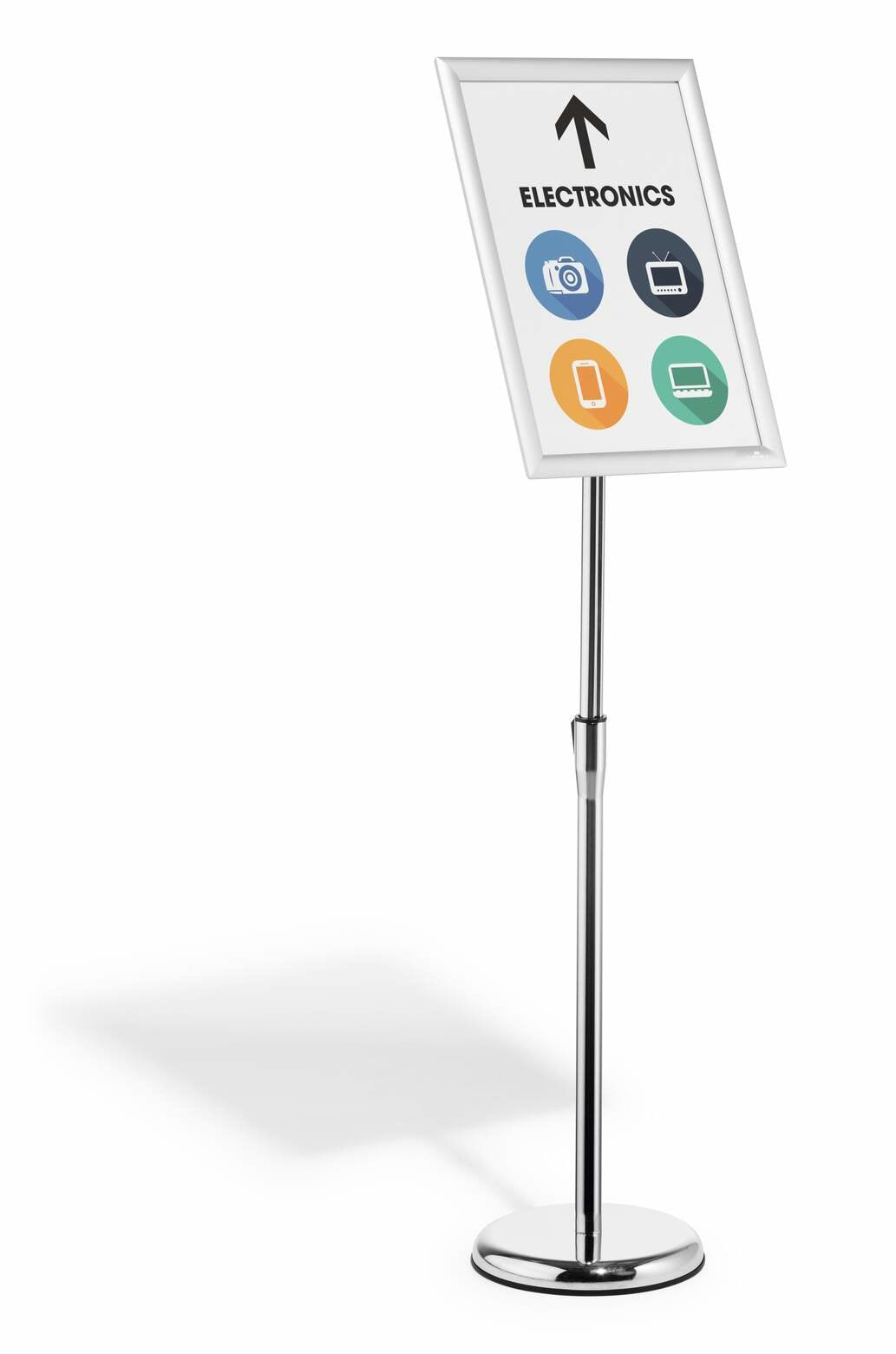 EAN 4005546735559 - Durable 479923 portacartel y stand de información A3 Aluminio, Plástico, Acero Plata imagen 3