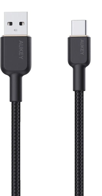 Aukey Cb-Nac2 Cable Usb-C Type-C Power Delivery Pd 60w 3a 1.8m Nylon Negro