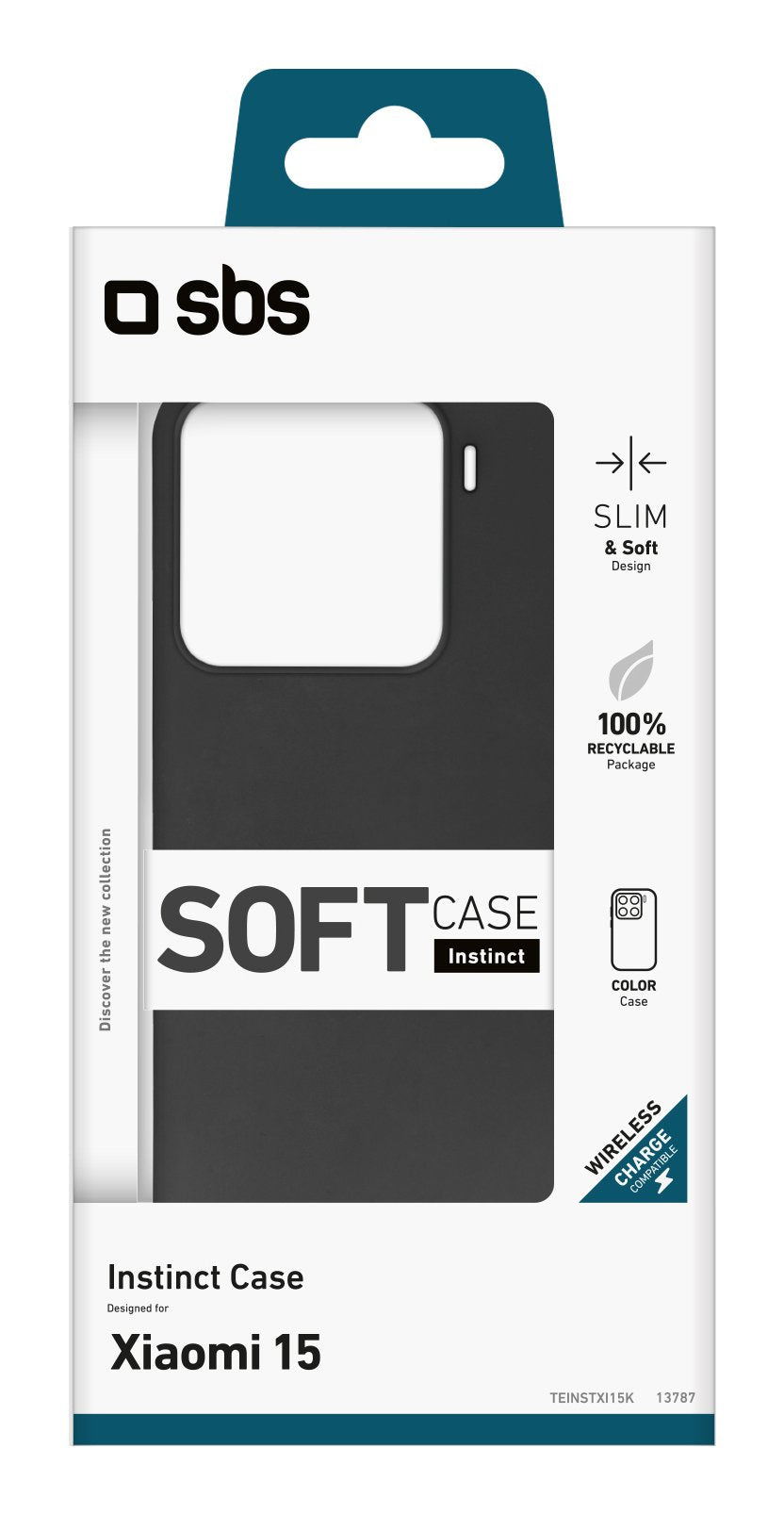 EAN 8018417513787 - SBS TEINSTXI15K funda para teléfono móvil 16,1 cm (6.36") Negro imagen 2