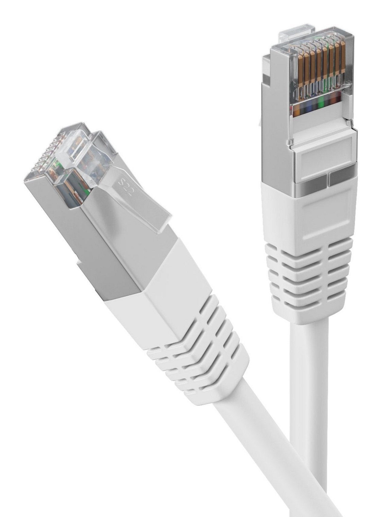 Cable De Conexión De Red Shiverpeaks. Cat6, S Ftp, Lzsh, Blanco 10m