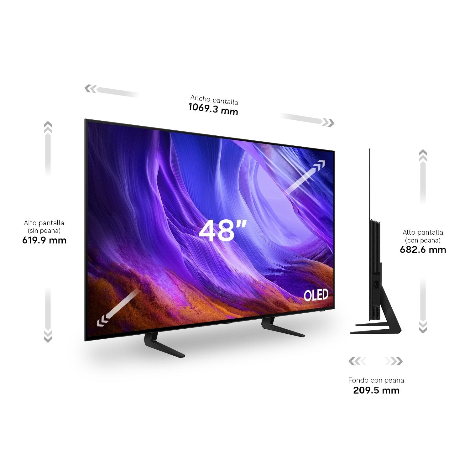 Samsung Tv 48" Oled S83h 4k Vision Ai Smart Tv (2026)