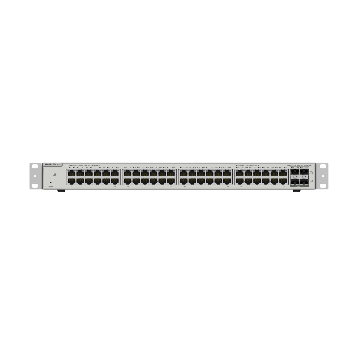 Reyee 48-Port L2 Managed 10g Switch, 48 Gigabit Rj45 Ports,4 *10g Sfp+ Slots,19-Inch Rack-Mountable