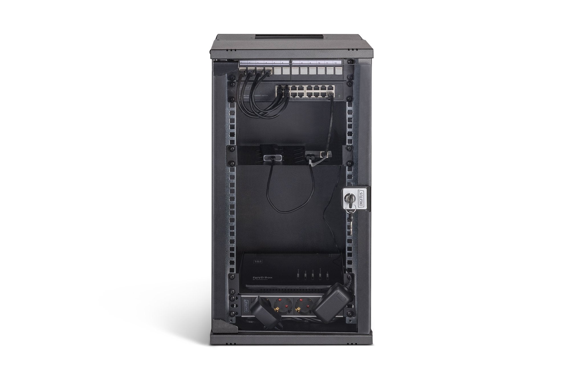 EAN 4016032499589 - Digitus DN-49105-SET armario rack Bastidor de pared Negro imagen 4