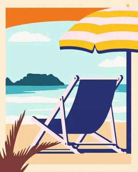 Ravensburger Creart - Relájate En La Playa, Pintando 23897