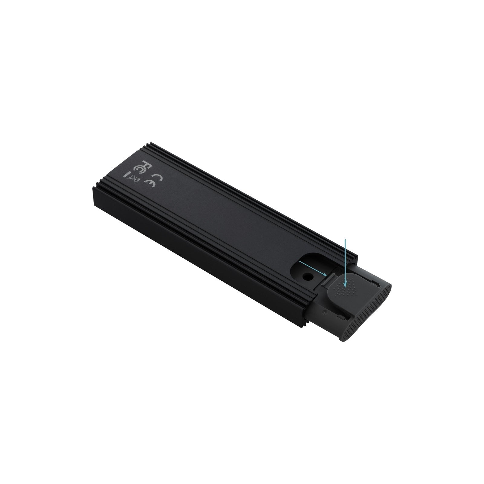 Caja Externa Para Disco Ssd M.2 Nvme Tooq Tqe-2230b Usb 3.1