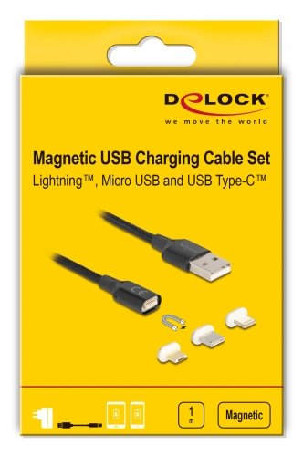 Usb Ladecable Set Magnetisch 3 In 1 8pin Lighting Usbmb T-C