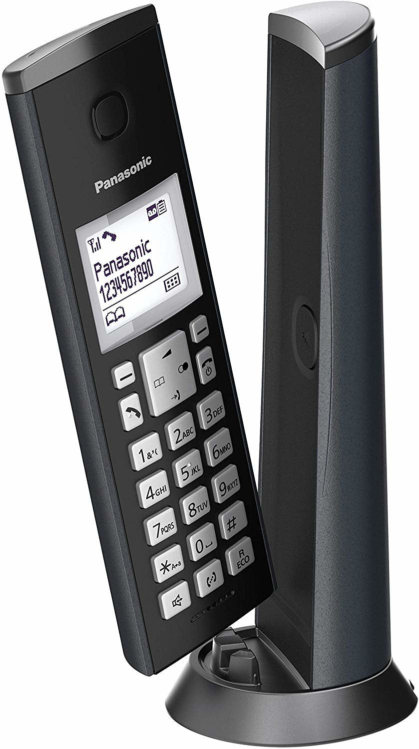 Teléfono Inalámbrico Panasonic Kx-Tgk220gm Negro Mate