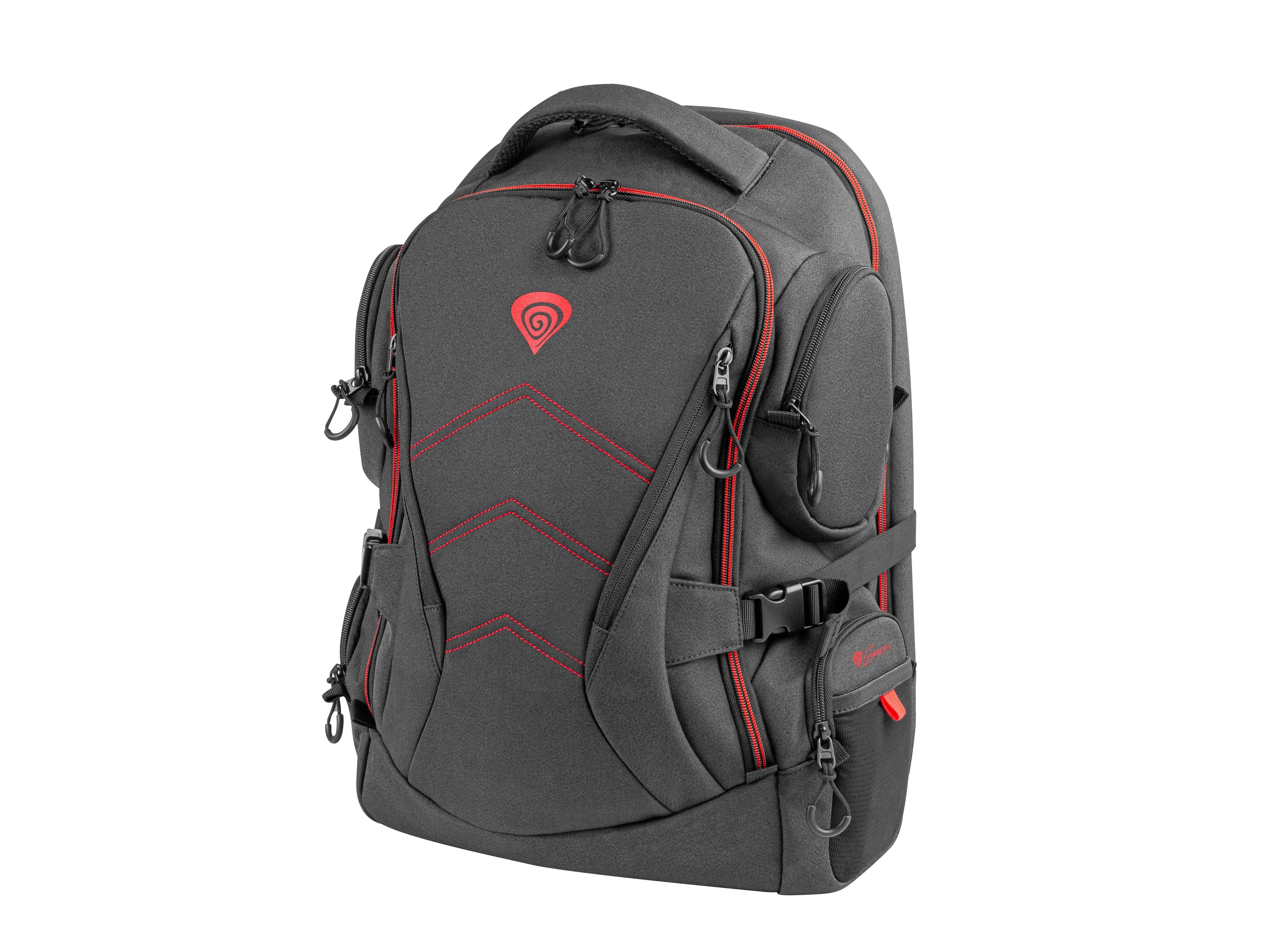 Mochila Genesis Pallad 550 Hasta 17.3 Pulgadas Negra