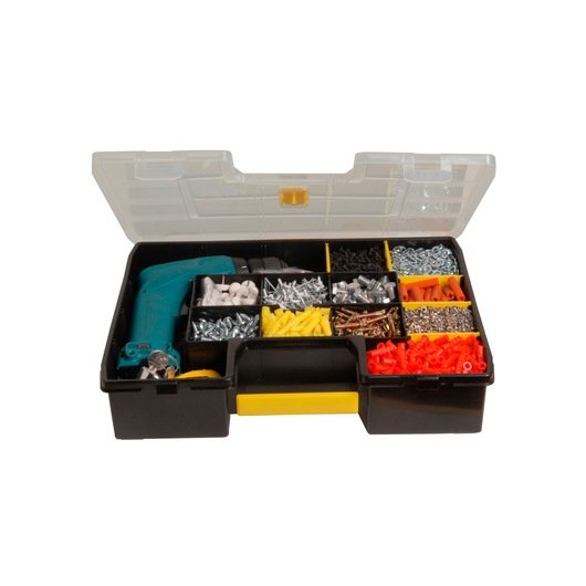 EAN 3253561947452 - Stanley CUBIX 1-94-745 pieza pequeña y caja de herramientas Caja para piezas pequeñas Negro, Transparente imagen 7